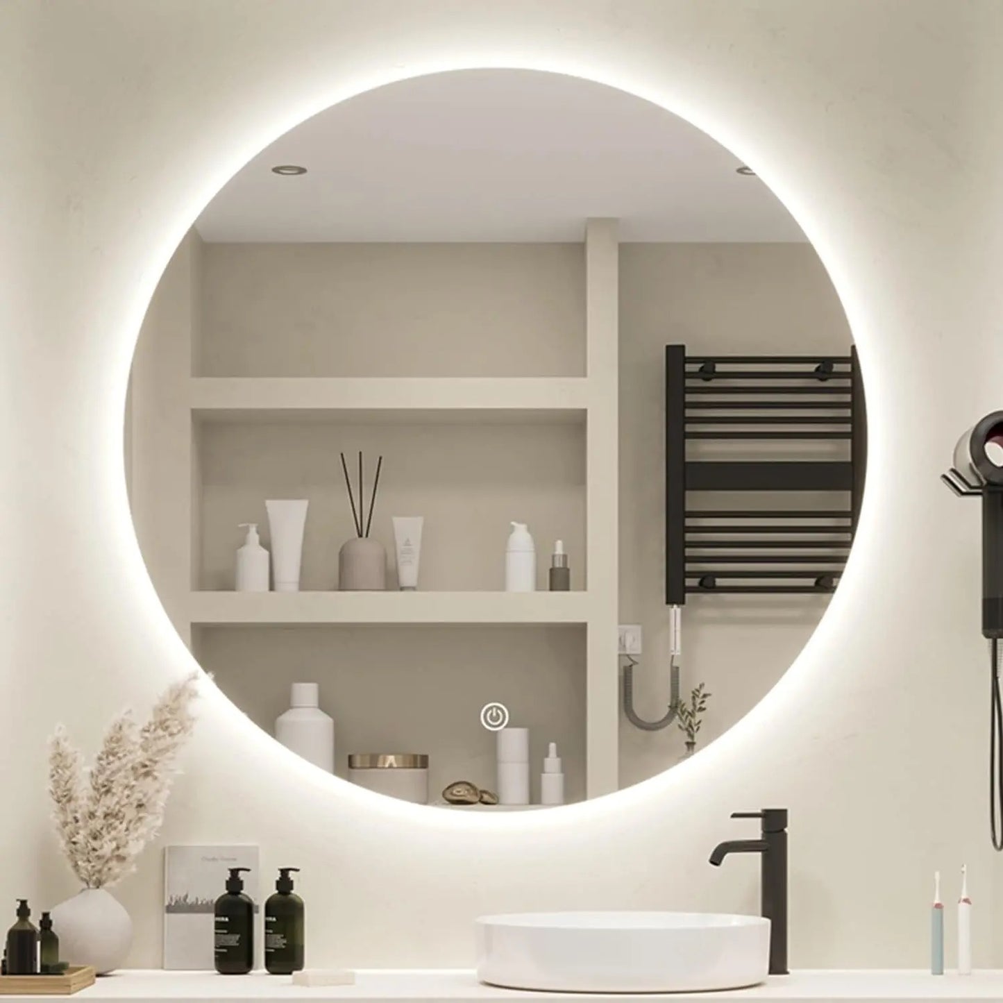 LED Circular Vanity Mirror 100cm