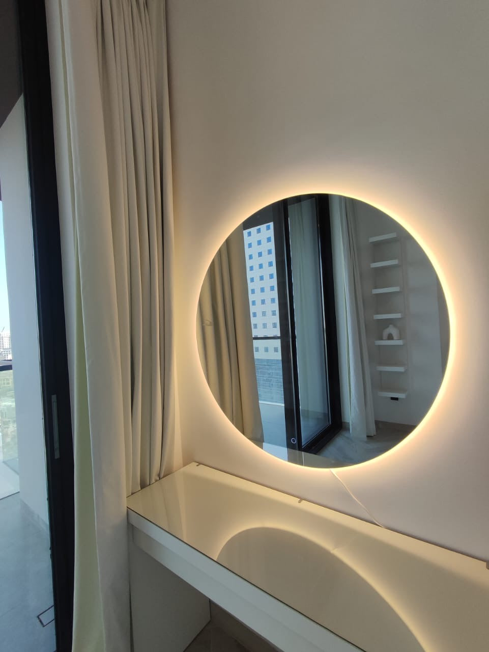 LED Circular Vanity Mirror 100cm